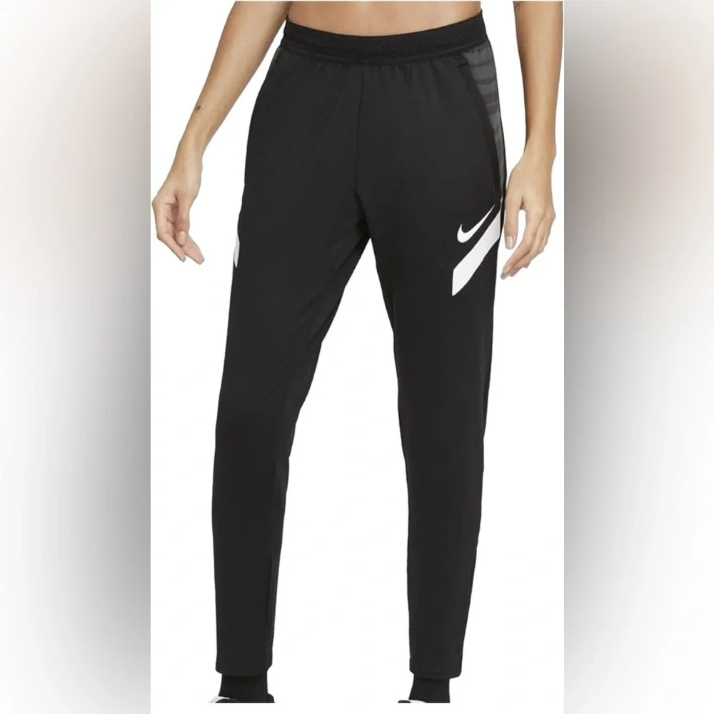 Nike Women's Black and White Track Pants
